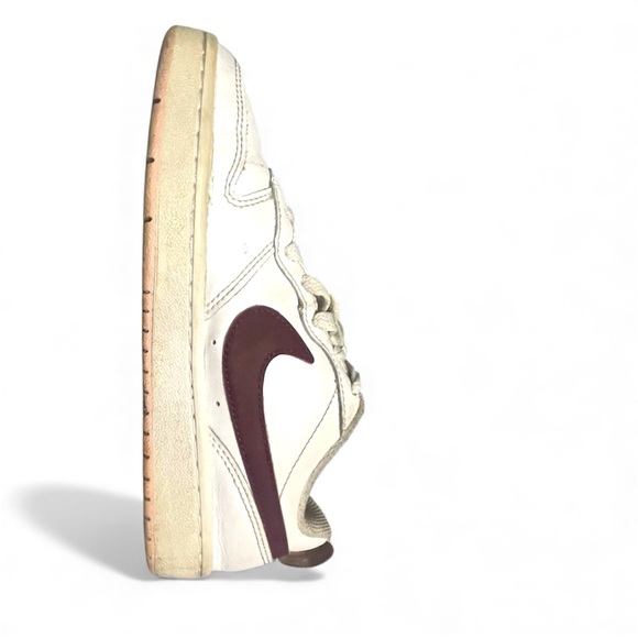 Nike Court Borough 2 Low White Dark Beetroot - Picture 10 of 16